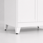 GAIOUS 71" Metal Wardrobe Cabinet with Hanging Rod