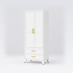 GAIOUS 71" Freestanding Metal Wardrobe Cabinet