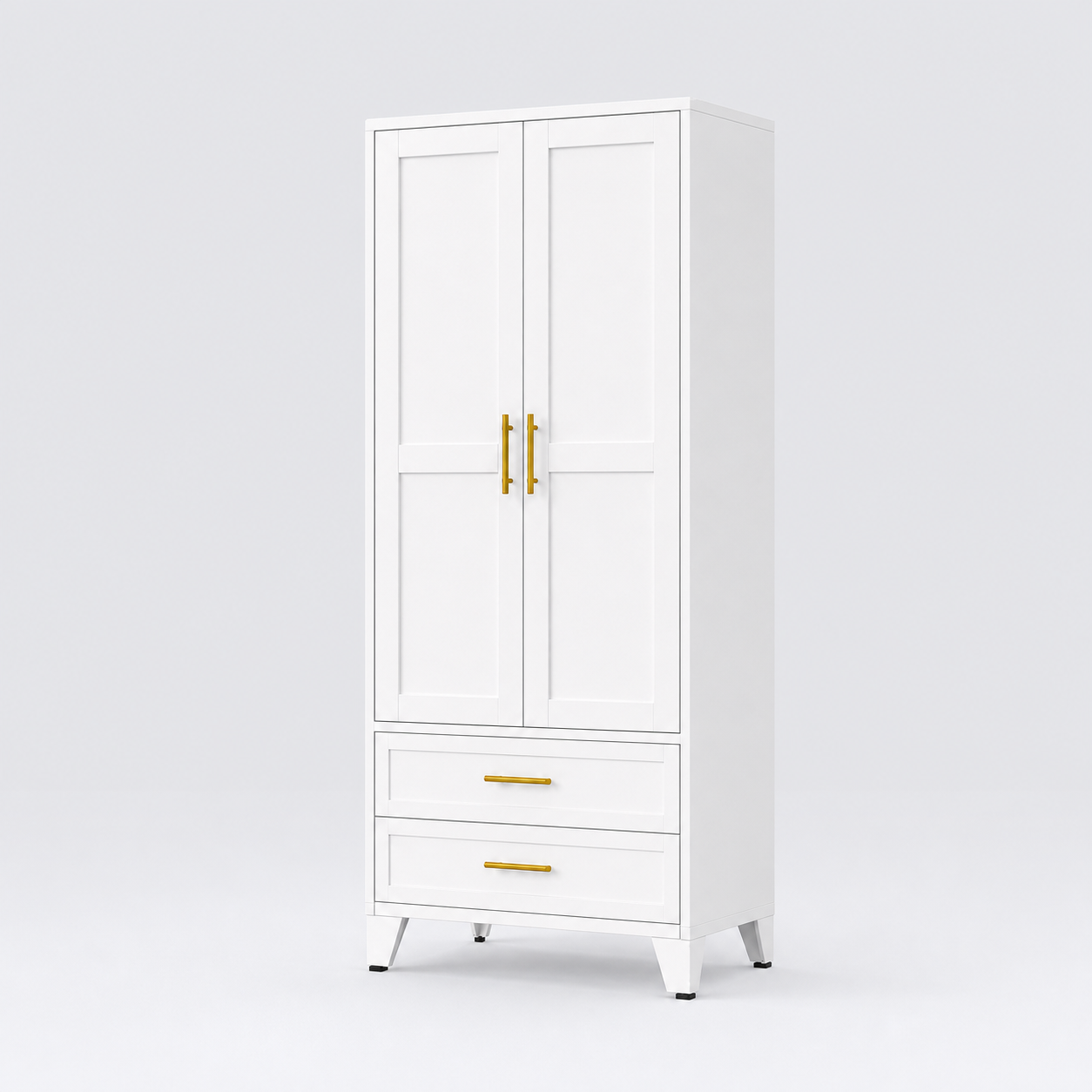 GAIOUS 71" Freestanding Metal Wardrobe Cabinet