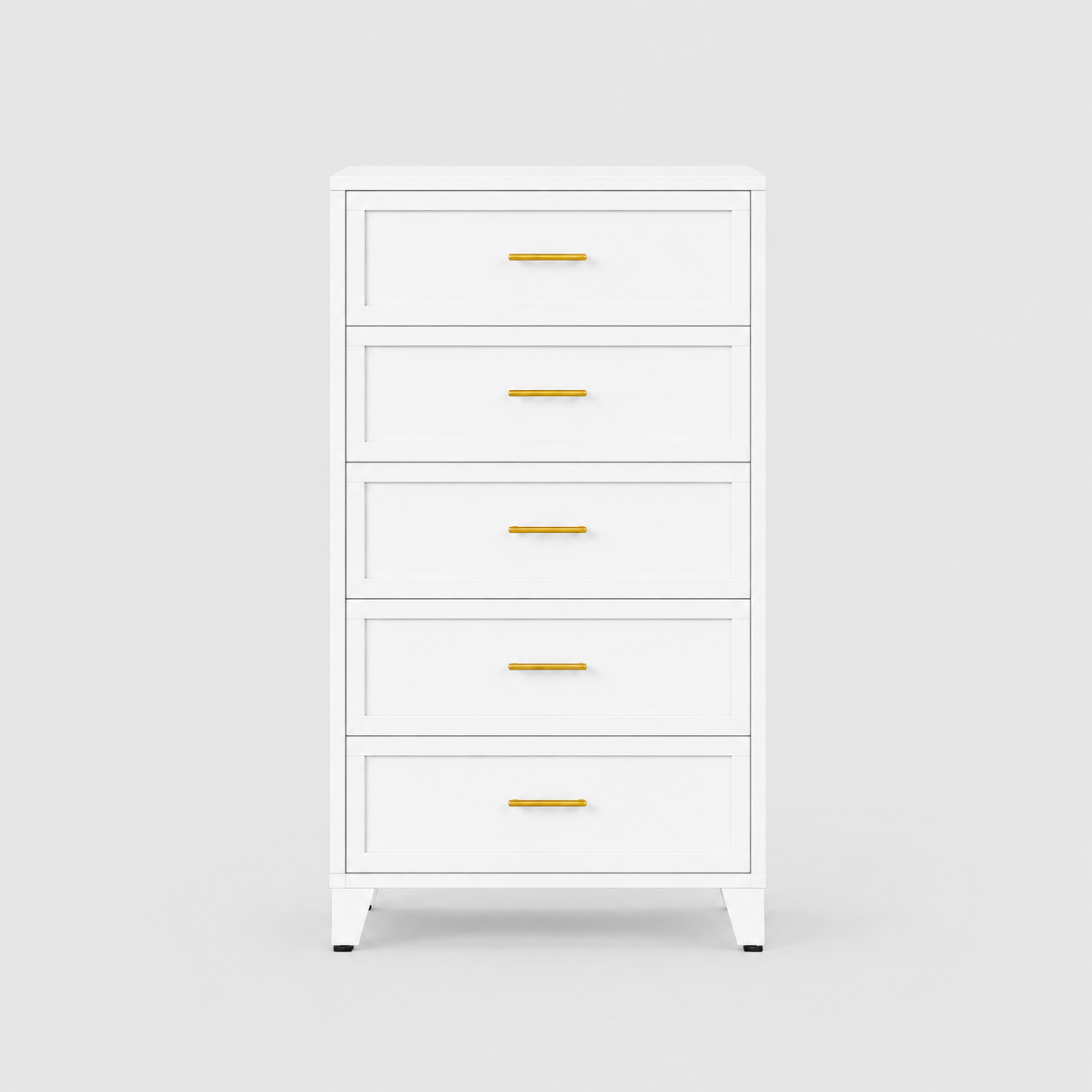 GAIOUS Metal Dresser with 3/4/5 Drawers – Waterproof Storage Cabinet with Rounded Corners & Slim Handles