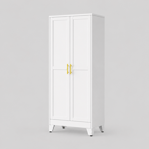 GAIOUS Metal Pantry Cabinet | 2 Doors & Adjustable Shelves | 4 Sizes, Black & White