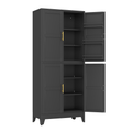 GAIOUS French Door Metal Storage Cabinet