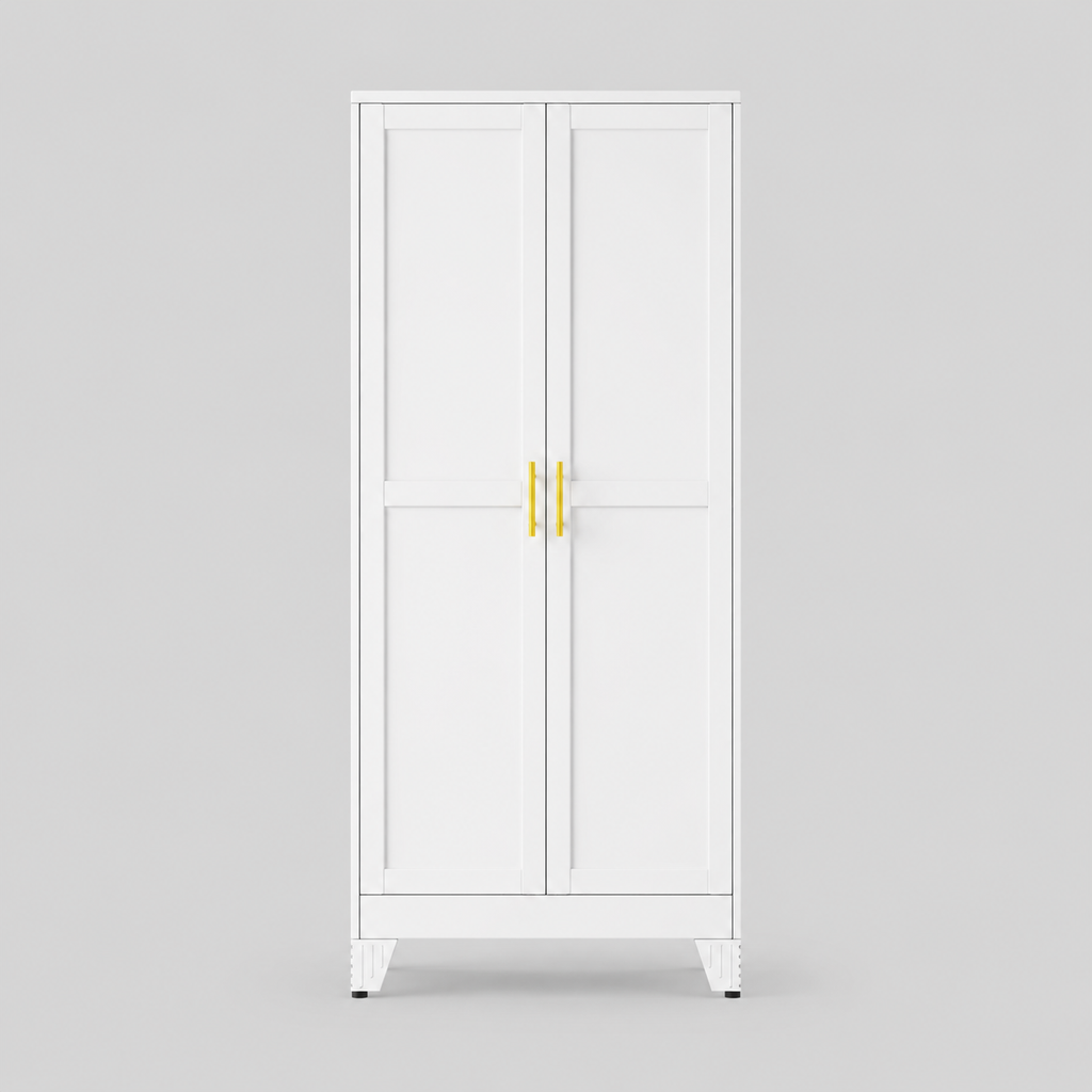 GAIOUS Metal Pantry Cabinet | 2 Doors & Adjustable Shelves | 4 Sizes, Black & White