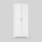 GAIOUS Metal Pantry Cabinet | 2 Doors & Adjustable Shelves | 4 Sizes, Black & White