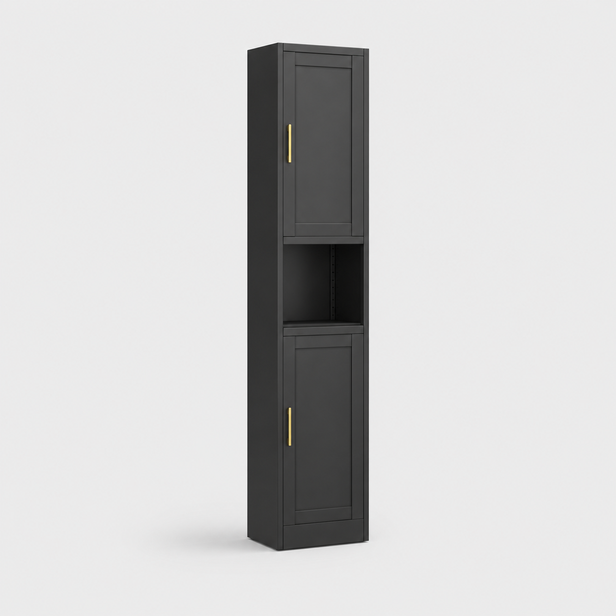 GAIOUS 67" 2-Door Steel Storage Cabinet with Adjustable Shelves – Bathroom & Kitchen Organizer