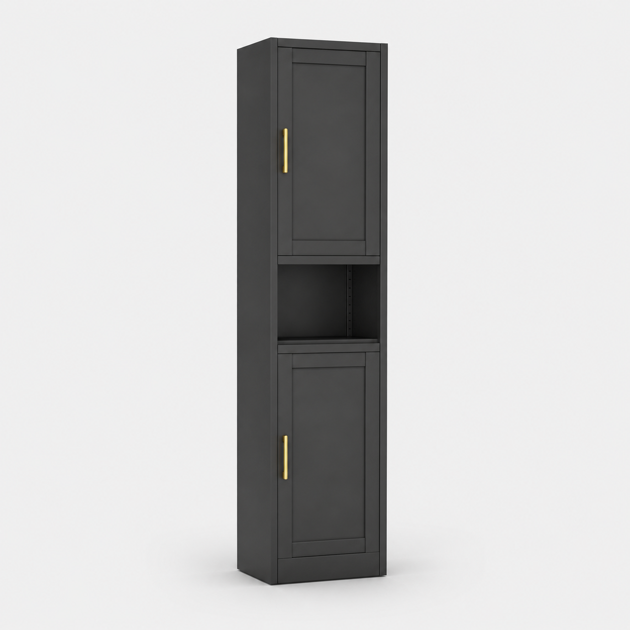 GAIOUS 67" 2-Door Steel Storage Cabinet with Adjustable Shelves – Bathroom & Kitchen Organizer