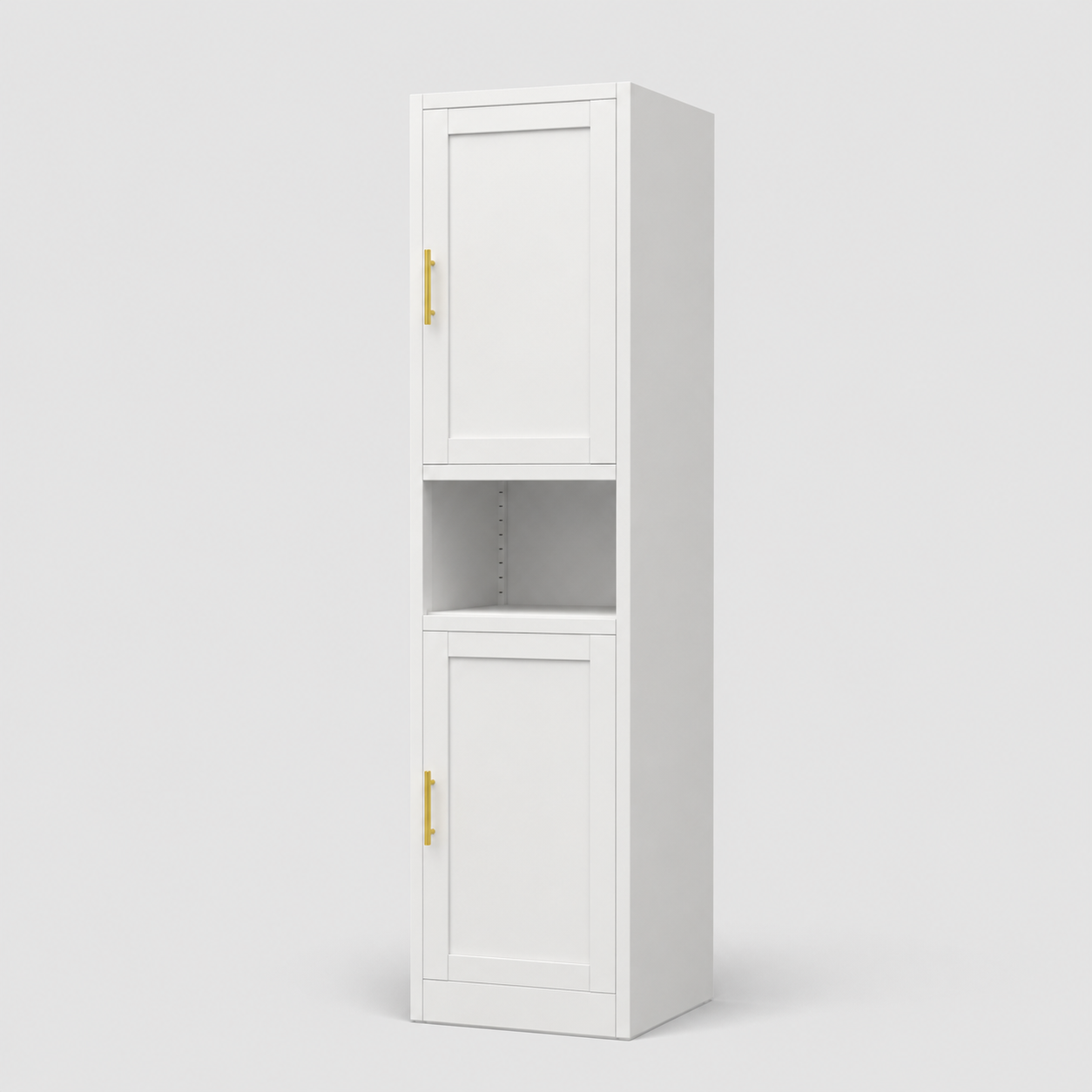 GAIOUS 67" 2-Door Steel Storage Cabinet with Adjustable Shelves – Bathroom & Kitchen Organizer