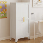 GAIOUS Metal Storage Cabinet with French Doors – Kitchen & Pantry Organizer