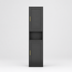 67" 2-Door Steel Storage Cabinet with Adjustable Shelves – Bathroom & Kitchen Organizer