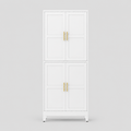 GAIOUS Metal Storage Cabinet with French Doors – Kitchen & Pantry Organizer